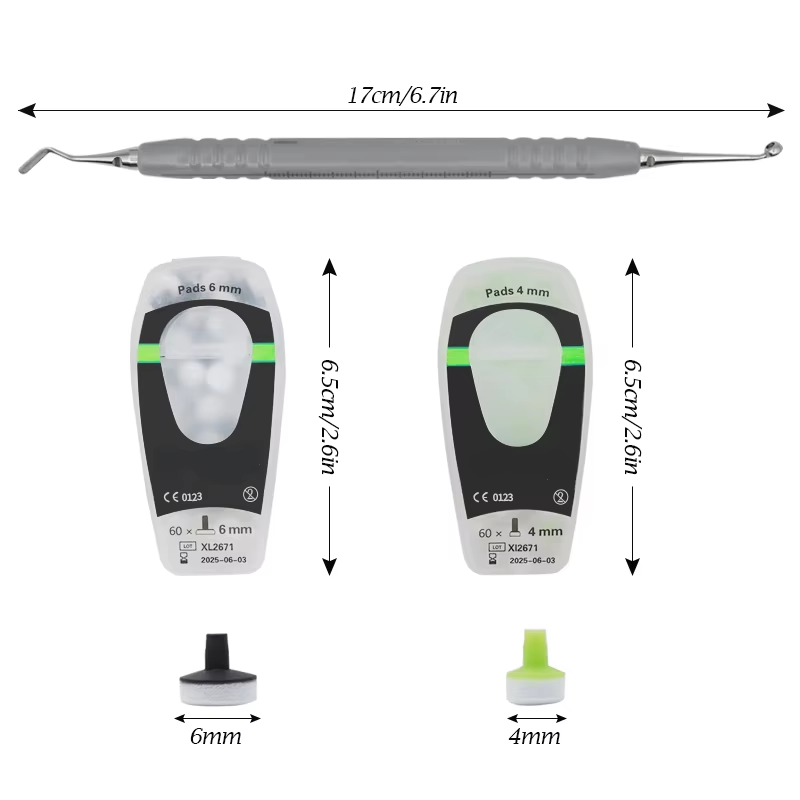 Teeth Whitening Kit - Dental Composite Kit mit Schaum Pad