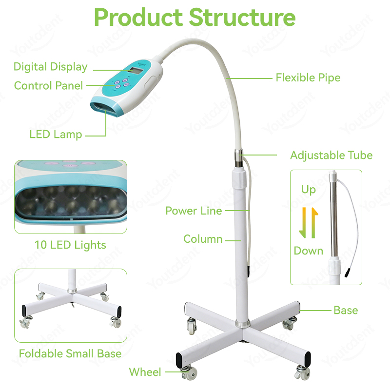 50W Dental Touchscreen 3-Farbe – Teeth Whitening Dental Bewertung und Preis