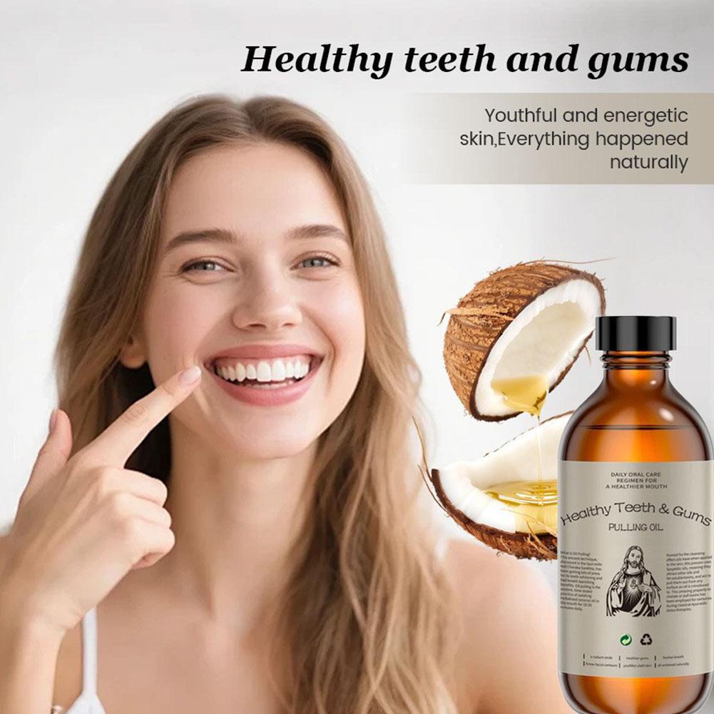 Alkoholfreies Kokos-Minz-Zahnö – Teeth Whitening Oil Pulling Bewertung und Preis