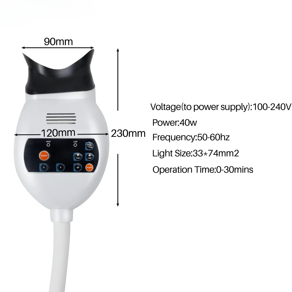 Einstellbare 3-Farben-LED-Zahn – Teeth Whitening Dental Bewertung und Preis