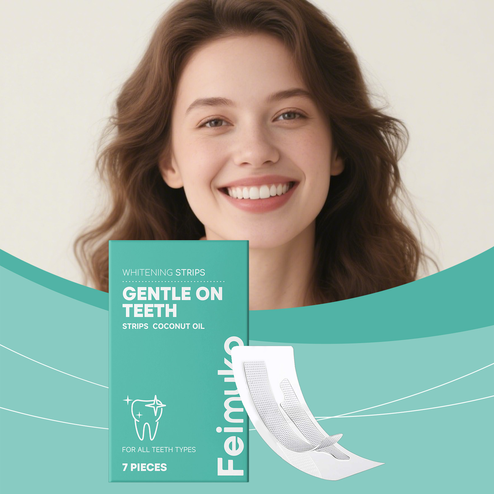 Kokosöl-Zahnaufhellungsstreife – Teeth Whitening Oil Pulling Bewertung und Preis