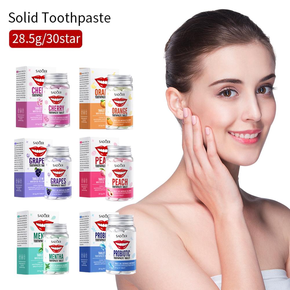 Feste Minz-Zahnpasta-Tabletten – Teeth Whitening Street Bewertung und Preis